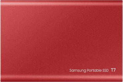 Samsung T7 Portable SSD - 2 TB - USB 3.2 Gen.2 Externe SSD Metallic Red (MU-PC2T0R/WW) wholesale