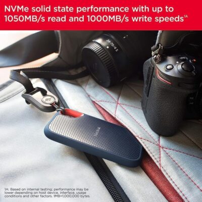 SanDisk 2TB Extreme Portable SSD - Up to 1050MB/s, USB-C, USB 3.2 Gen 2, IP65 Water and Dust Resistance, Updated Firmware - External Solid State Drive - SDSSDE61-2T00-G25 wholesale