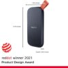 SanDisk 2TB Portable SSD - Up to 520MB/s, USB-C, USB 3.2 Gen 2 - SDSSDE30-2T00-G25,Solid State Drive wholesale