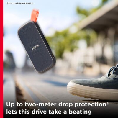 SanDisk 2TB Portable SSD - Up to 520MB/s, USB-C, USB 3.2 Gen 2 - SDSSDE30-2T00-G25,Solid State Drive wholesale
