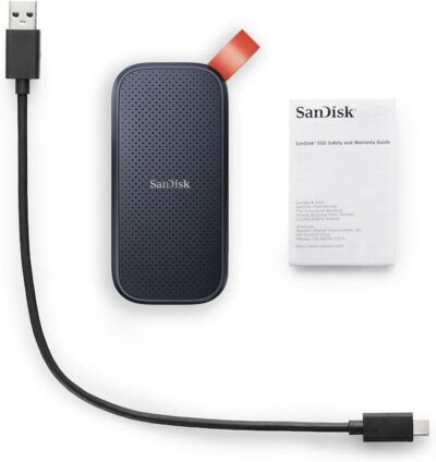 SanDisk 2TB Portable SSD - Up to 520MB/s, USB-C, USB 3.2 Gen 2 - SDSSDE30-2T00-G25,Solid State Drive wholesale