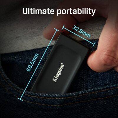 Kingston XS2000 2TB High Performance Portable SSD with USB-C | Pocket-sized | USB 3.2 Gen 2x2 | External Solid State Drive | Up to 2000MB/s | SXS2000/2000G wholesale