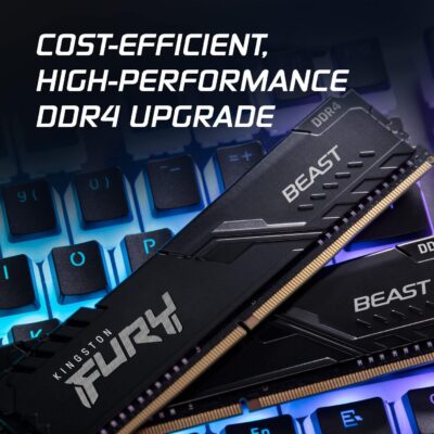 Kingston Fury Beast 32GB (2x16GB) 3600MT/s DDR4 CL18 Desktop Memory Kit of 2 KF436C18BBK2/32 wholesale