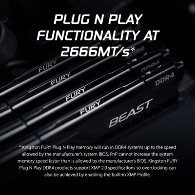 Kingston Fury Beast 32GB (2x16GB) 3600MT/s DDR4 CL18 Desktop Memory Kit of 2 KF436C18BBK2/32 wholesale