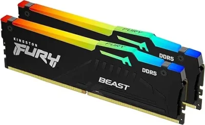 Kingston Technology Kingston Fury Beast 32GB 5600MT/s DDR5 CL36 RGB Desktop Memory Single Module wholesale
