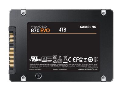 SAMSUNG 870 EVO Series 2.5" 4TB SATA III V-NAND 4.0 TB Internal Solid State Drive (SSD) MZ-77E4T0BW wholesale