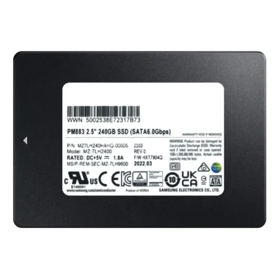Samsung MZ7LH240HAHQ-00005 PM883 Series 240GB 2.5" SATA 6Gb/s SSD wholesale