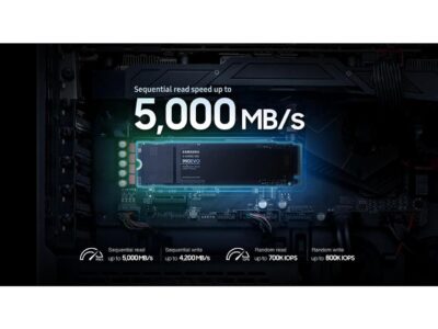 SAMSUNG SSD 990 EVO 2TB PCIe 4.0 x4 and PCIe 5.0 x2 M.2 2280 Up to 5,000MB/s NVMe 2.0 Internal Solid State Drive MZ-V9E2T0BW - Image 6
