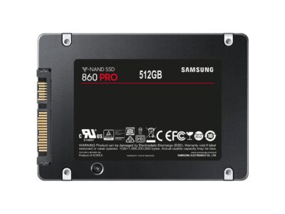 Samsung - MZ-76P512E - Samsung TDSourcing 860 PRO MZ-76P512E - Solid state drive - encrypted - 512 GB - internal - 2.5 - SATA 6Gb/s - buffer: 512 MB - 256-bit AES - TCG Opal Encryption 2.0 - Image 3