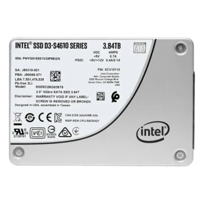 Intel D3-S4610 3.84TB 3D TLC SATA 6Gb/s 2.5-Inch Data Center SSD  SSDSC2KG038T801 wholesale