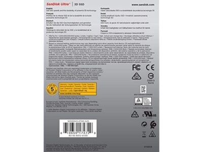 SanDisk Ultra 3D SATA III 2.5" 4TB Internal Solid State Drive SDSSDH3-4T00-G25 - Image 5