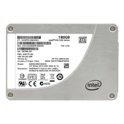 Intel SSDSC2BW180A3H SATA II (3.0Gb/s) 180GB 2.5" SATA Enterprise Internal Solid State Drive (SSD) wholesale