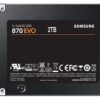 SAMSUNG 870 EVO Series 2.5" 2TB SATA III V-NAND 2.0 TB Internal Solid State Drive (SSD) MZ-77E2T0BW wholesale