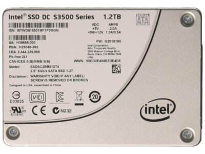 Intel DC S3500 SSDSC2BB012T401 2.5" 1.2TB SATA 3.0 6Gb/S MLC Solid State Drive wholesale