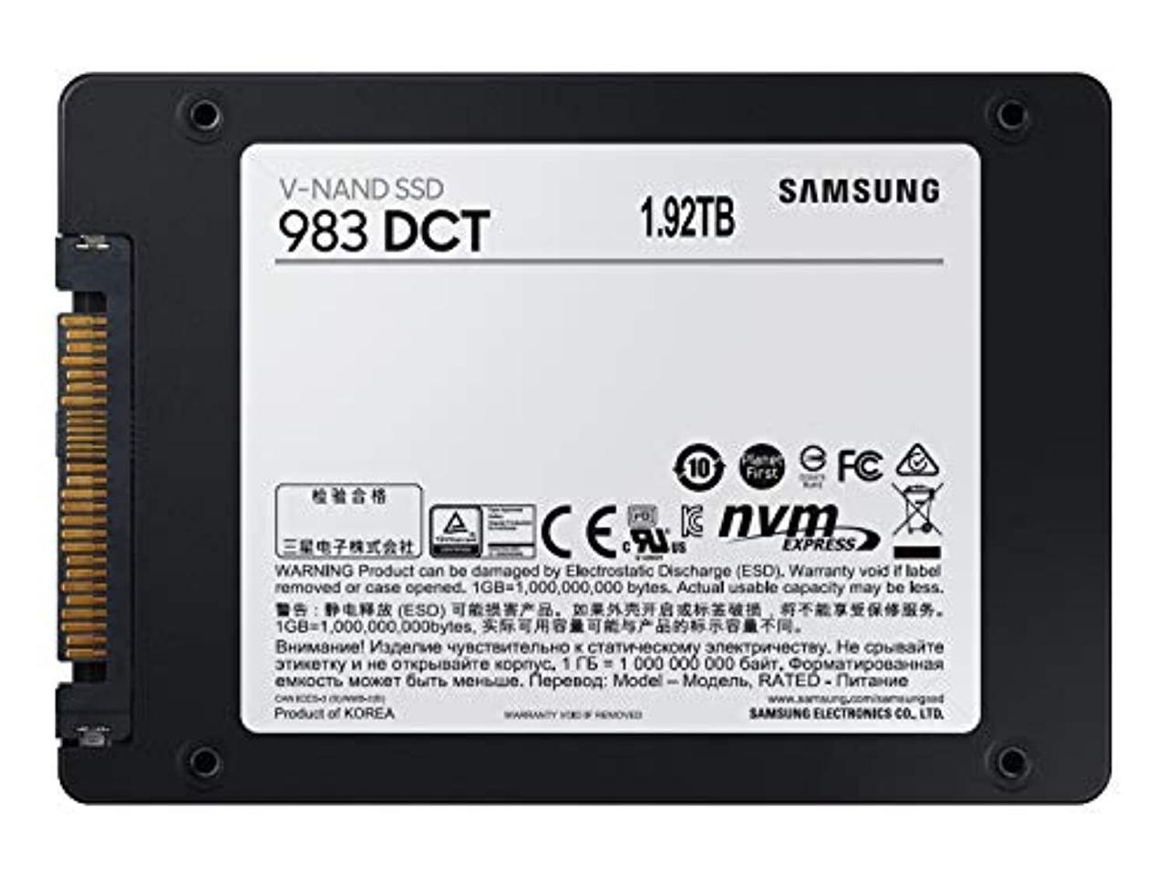 SAMSUNG 983 DCT Series U.2 2.5" 1.9TB Enterprise SSD MZ-QLB1T9NE - Image 6