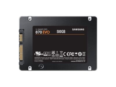 Samsung 870 EVO MZ-77E500E 500 GB Solid State Drive - 2.5" Internal - SATA (SATA/600) - Desktop PC, Notebook, Storage System Device Supported - 560 MB/s Maximum Read Transfer Rate - 256-bit Encry - Image 11