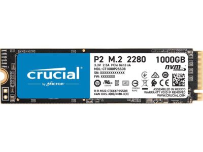 Crucial P2 1TB 3D NAND NVMe PCIe M.2 SSD Up to 2400 MB/s - CT1000P2SSD8 wholesale