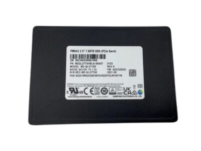 Samsung PM9A3 7.68TB PCIe Gen4 x4 NVMe U.2 Data Center SSD MZ-QL27T60 (MZQL27T6HBLA-00A07) wholesale