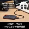 SanDisk SSD External 4TB USB 3.2 Gen 2x2 Up to 2000MB / sec Drip-proof and dust-proof SDSSDE81-4T00-GH25 Extreme Pro Portable SSD V2 Eco Package wholesale
