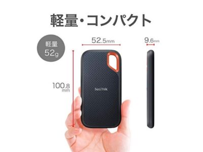 SanDisk SSD External 4TB USB3.2Gen2 Read up to 1050MB / sec Drip-proof and dust-proof SDSSDE61-4T00-GH25 Extreme Portable SSD V2 Win Mac PS4 PS5 Eco Package wholesale