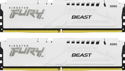 Kingston Fury Beast 64GB (2x32GB) DDR5-6000MHz CL36 1.25V White EXPO Desktop Memory wholesale