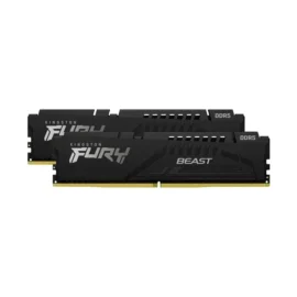 Kingston FURY Beast 32GB (2x16GB) DDR5 6000 MT/s CL36 Desktop Memory Kit | 1.35V | Intel XMP 3.0 | Plug & Play | KF560C36BBE2K2-32