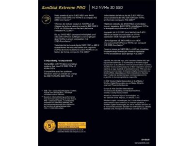 SanDisk Extreme PRO 500GB PCIe 3.0 x4 M.2 2280 Internal Solid State Drive wholesale