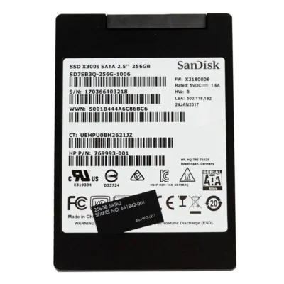 803221-001 SanDisk SSD X300 M.2 2280 256Gb SATA SD7SN6S-1006 SD7SB3Q-256G-1006 wholesale