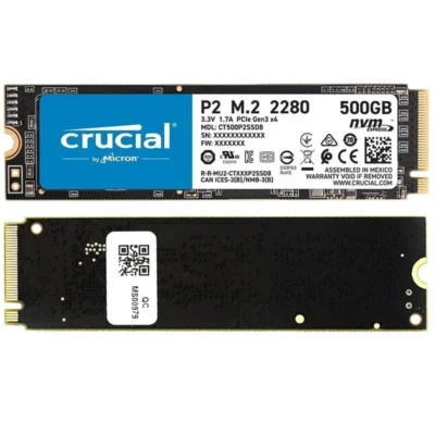 Crucial P2 500GB M.2 2280 NVMe PCIe 3.0 x4 CT500P2SSD8 wholesale