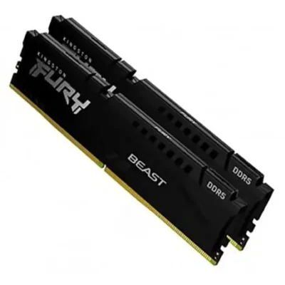 Kingston FURY Beast 16GB (2 x 8GB) 288-Pin PC RAM DDR5 5200 (PC5 41600) Desktop Memory Model KF552C40BBK2-16 wholesale