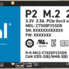 Crucial P2 500GB M.2 2280 NVMe PCIe 3.0 x4 CT500P2SSD8 wholesale
