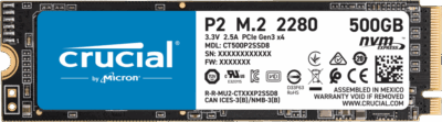 Crucial P2 500GB M.2 2280 NVMe PCIe 3.0 x4 CT500P2SSD8 wholesale