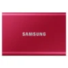 Samsung T7 Portable SSD - 500 GB - USB 3.2 Gen.2 Externe SSD Metallic Red (MU-PC500R/WW) wholesale