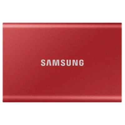 Samsung T7 Portable SSD - 2 TB - USB 3.2 Gen.2 Externe SSD Metallic Red (MU-PC2T0R/WW) wholesale