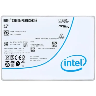 Intel SSD D5-P5316 Series 30.72TB 2.5" 15mm NVMe PCIe 4.0 x4 SSDPF2NV307TZN1 wholesale
