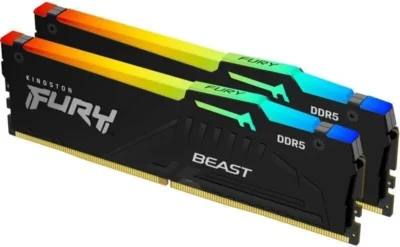 Kingston FURY Beast RGB 32GB (2 x 16GB) PC5-41600 (DDR5-5200) DIMM Memory wholesale