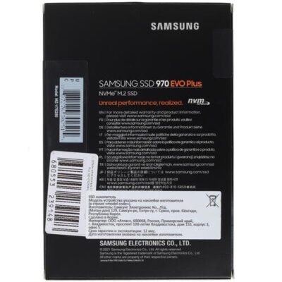 SAMSUNG 970 EVO PLUS M.2 2280 250GB PCIe Gen 3.0 x4, NVMe 1.3 V-NAND 3-bit MLC Internal Solid State Drive (SSD) MZ-V7S250BW - Image 6