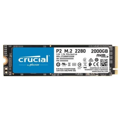 Crucial P2 2TB M.2 2280 NVMe PCIe 3.0 x4 CT2000P2SSD8 wholesale