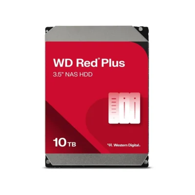 WD Red Plus 10TB NAS Hard Disk Drive - 7200 RPM Class SATA 6Gb/s, CMR, 512MB Cache, 3.5 Inch - WD100EFGX wholesale