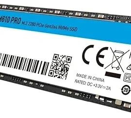 Lexar LNM610P001T-RNNNG Internal SSD 1TB NM610 Pro M.2 2280 PCIe Gen3 x 4 NVMe Maximum Read 3300MB/s Write 2600MB/s