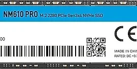 Lexar NM610PRO 500GB SSD NVME 1.4 PCIe Gen3x4 M.2 2280 Internal SSD Up to 3300