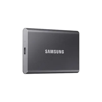 Samsung T7 Portable SSD, 4TB External Solid State Drive, Speeds Up to 1,050MB/s, USB 3.2 Gen 2, Reliable Storage for Gaming, Students, Professionals, MU-PC4T0T/AM, Gray