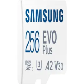 Samsung MB-MC256SA/CN EVO Plus 256GB UHS-I U3 V30 A2 MicroSDCC Memory Card