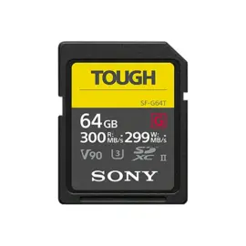 Sony 64GB SF-G64T/T1 SF-G TOUGH Series UHS-II SDXC Memory Card
