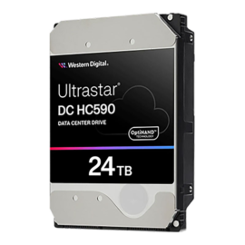 WD WUH722624AL5204 Ultrastar DC HC590 24TB SAS 12Gb/s 3.5inch Hard Drive