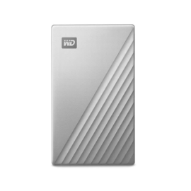 Western Digital WD - My Passport Ultra for Mac 4TB Portable Hard Drive (Silver) WDBPMV0040BSL