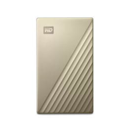 WD Western Digital Passport Ultra 4TB USB-C Gold External Hard Drive WDBFTM0040BGD