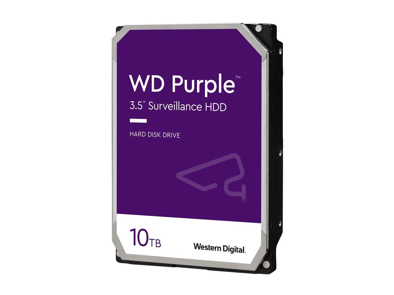 WD Purple WD102PURZ 10TB 7200 RPM 256MB Cache SATA 6.0Gb/s 3.5" Hard Drives Bare Drive - Image 2