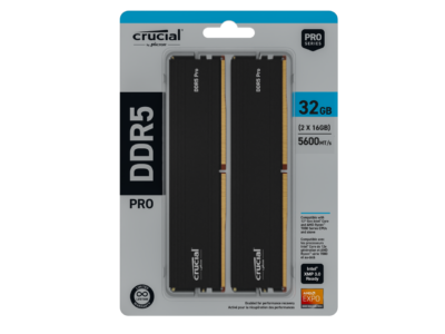 Crucial Pro 32GB (2 x 16GB) DDR5 6000 (PC5 48000) Desktop Memory Model CP2K16G60C48U5 wholesale