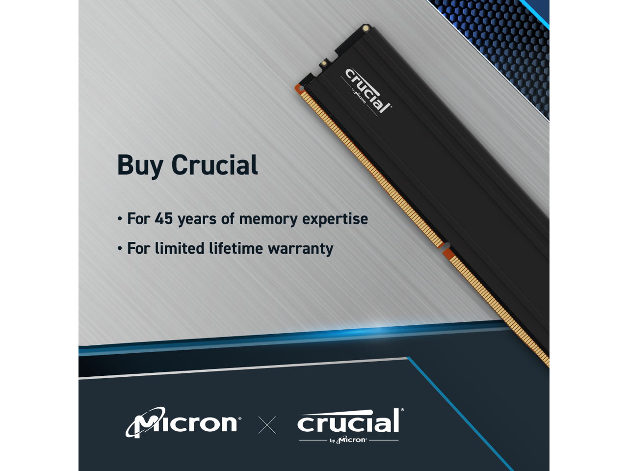 Crucial Pro 96GB (2 x 48GB) DDR5 5600 (PC5 44800) XMP 3.0 & AMD EXPO Ready Desktop Memory Model CP2K48G56C46U5 - Image 7